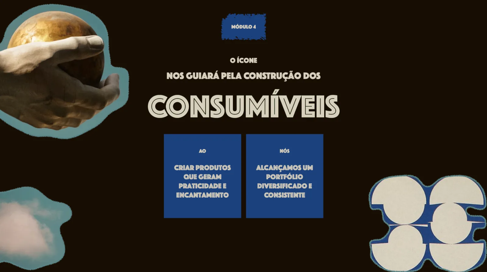 Módulo 4 — O ícone nos guiará pela construção dos consumíveis